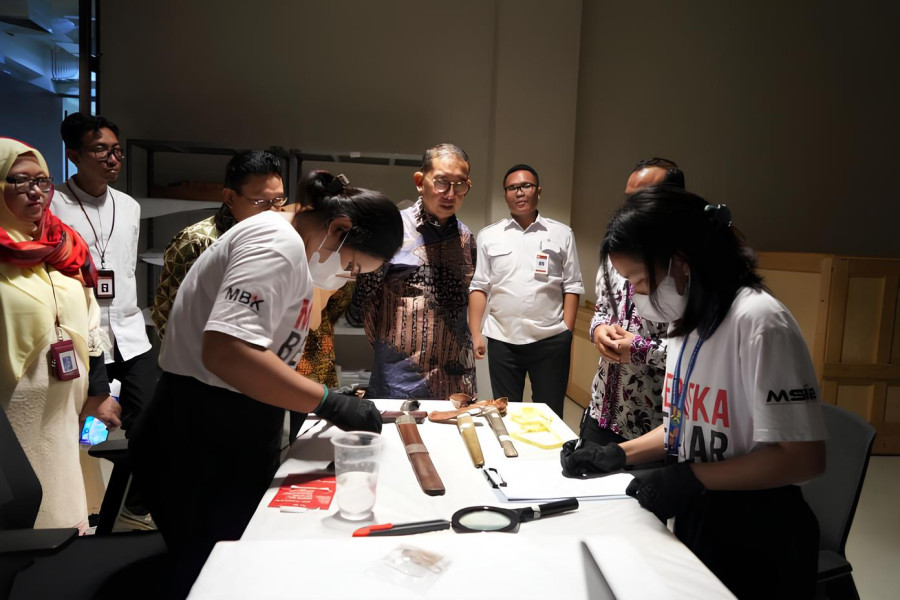 Menteri Kebudayaan, Fadli Zon, menghadiri kegiatan bimbingan teknis bagi para Tenaga Pelestai Cagar Budaya dan Museum. Foto: Dirjen Kebudayaan