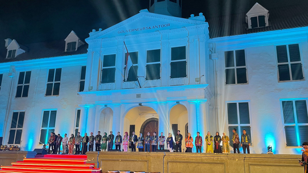 Malam Apresiasi Warisan Budaya Indonesia 2024 dengan tema Ruang Ras Nusantara di halaman Taman Fatahillah, Kota Tua Jakarta, Sabtu, 16 November 2024. Foto: Istimewa