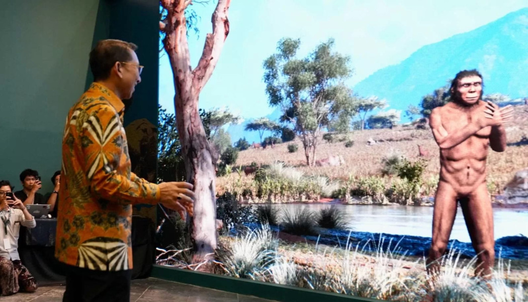 Menteri Kebudayaan hadir dalam acara Indonesia "The Outlet Civilization on Earth? 130 Years After Pithecanthropus Erectus" di Museum Nasional Indonesia, Jakarta Pusat. Foto: Kemenkebud
