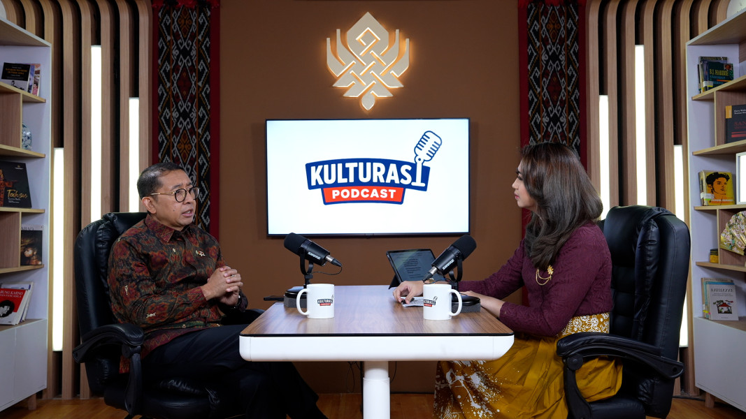  Siniar (podcast) perdana 'Kulturasi' Kementerian Kebudayaan RI bersama hadir Menteri Kebudayaan,  Fadli Zon sebagai narasumber


