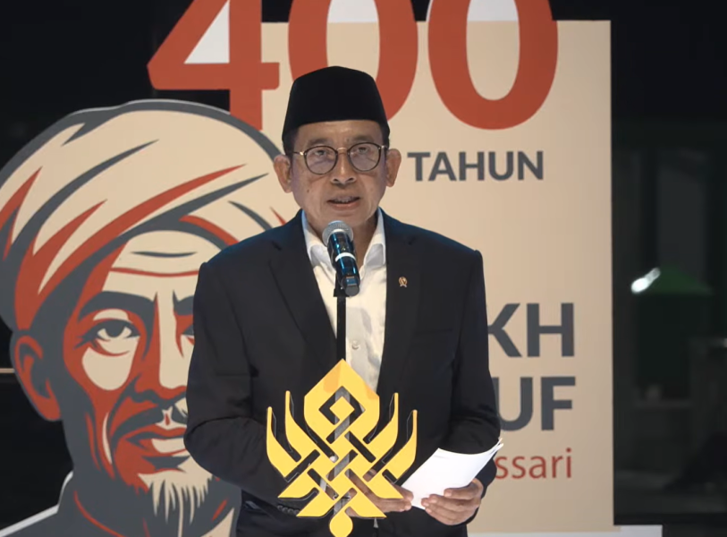 Sambutan Menteri Kebudayaan (Fadli Zon) dalam Peringatan 400 tahun Syekh Yusuf Al-Makassari di Kawasan Banten Lama, Kota Serang, Banten, Selasa (28/4/2026)