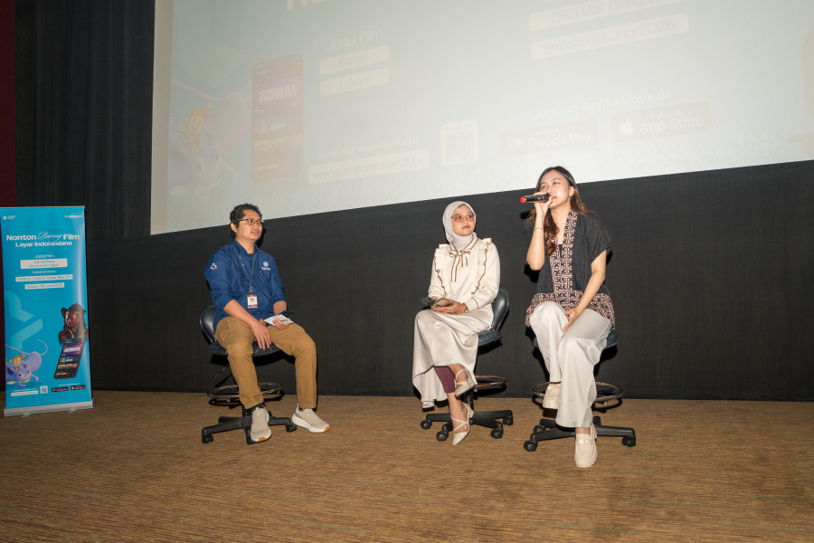 Sesi tanya jawab dengan narasumber 